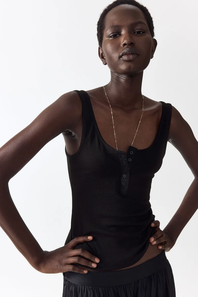 H&M Ribbed vest top