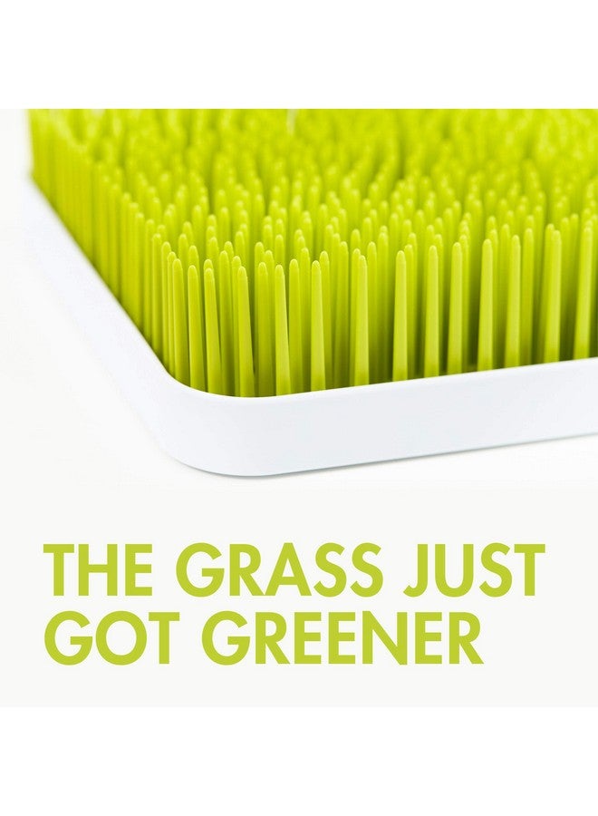 بون مجموعة رف تجفيف منضدة Boon Grass - تتضمن العشب والساق والغصن - سعة 4 زجاجات أطفال وملحقات الأطفال - مستلزمات تغذية الأطفال بالزجاجة - 9.5 × 9.5 × 3 - Image 1