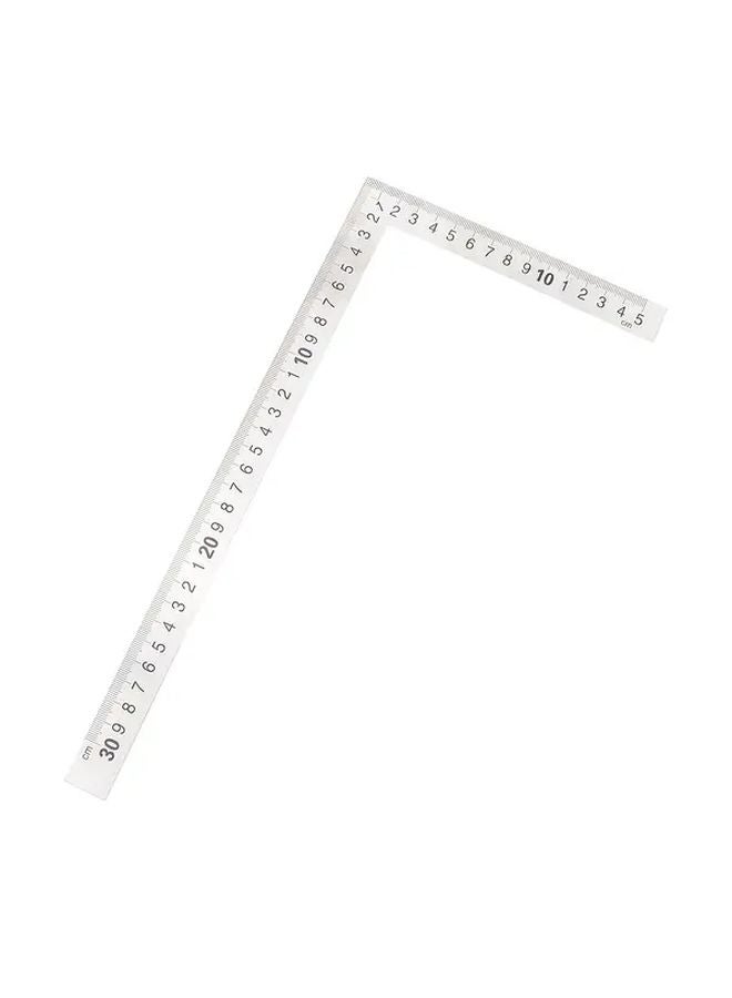 Precision 90 Degree Stainless Steel Ruler 150 X 300mm Durable Laser Engraved Scale - Image 1