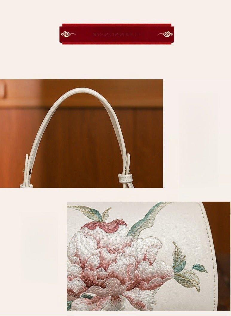 Embroidered Tassel Bag, Chinese Banquet Style Handbag - Image 5