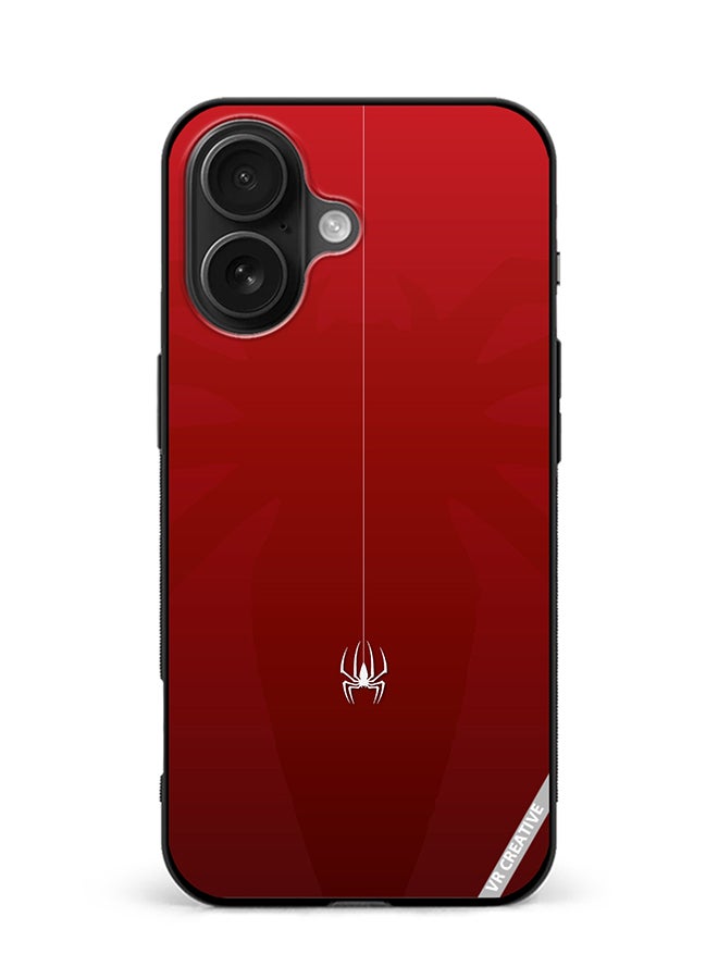 VR CREATIVE Protective Case Cover For Apple iPhone 16 Spiderman Design Multicolour