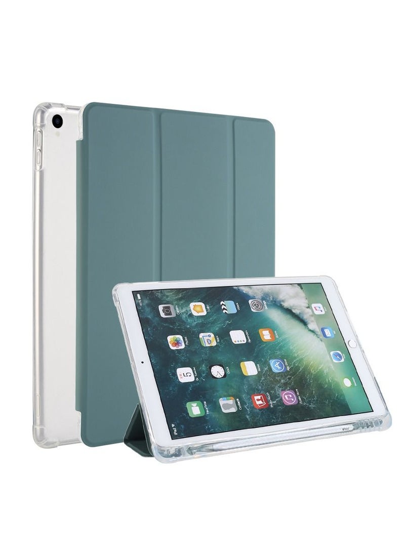 Loquat Protective Sleeve With Pen Slot For Green iPad