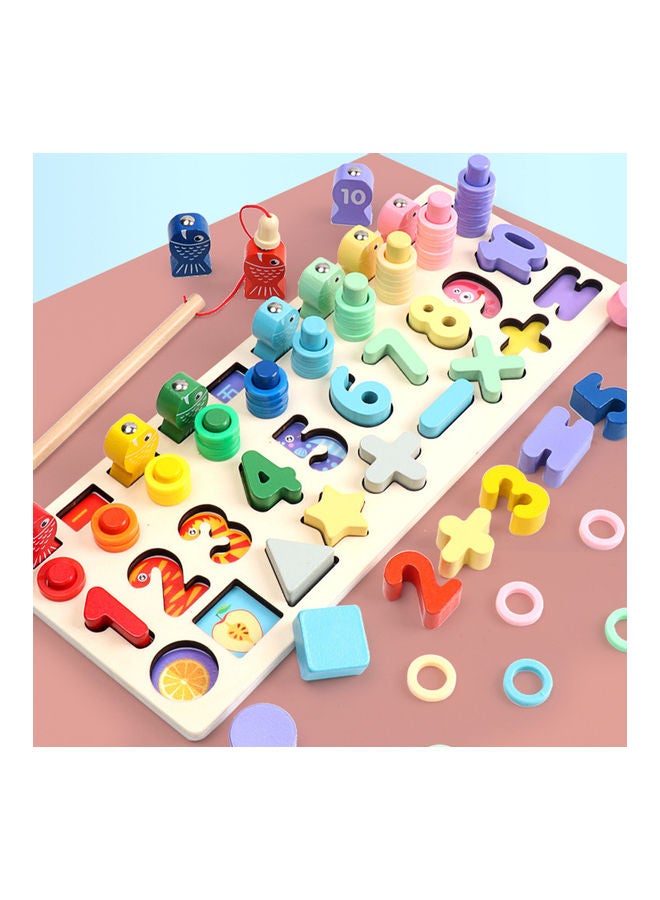 4 In 1 Wooden Puzzle Stacking Board Set - Image 3