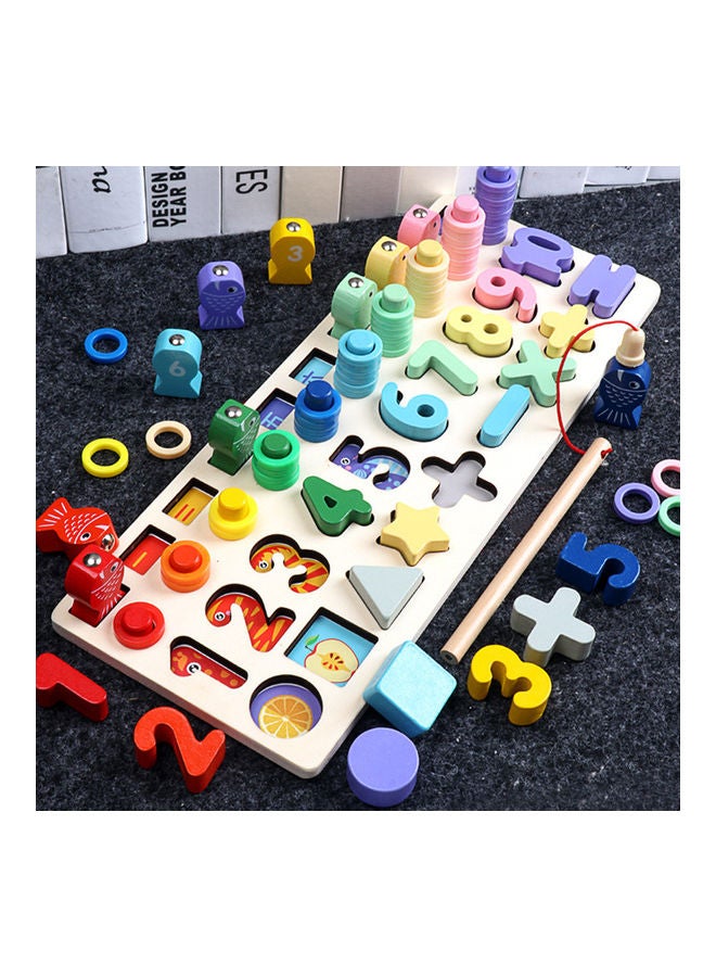 4 In 1 Wooden Puzzle Stacking Board Set - Image 4