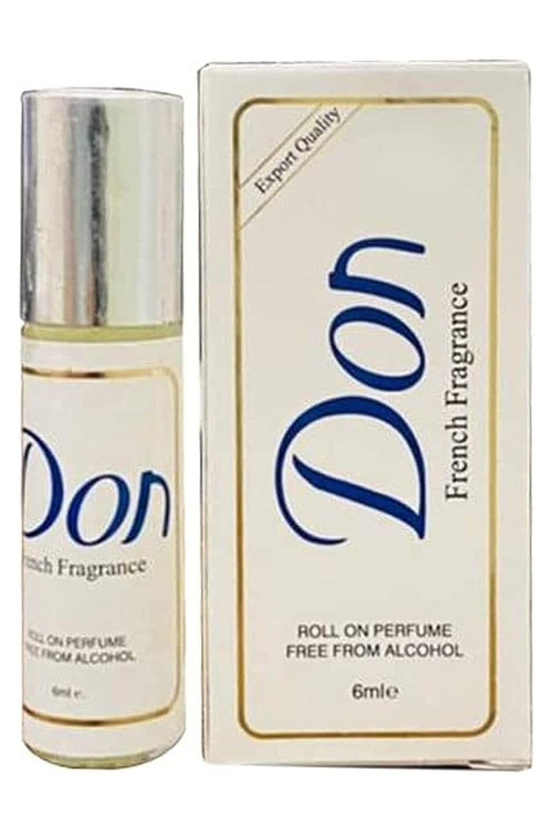 don French Fragrance Roll On Perfume 6ml (Pack of 12) - Image 3