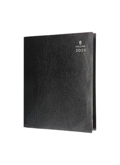Collins Collins Leadership 2025 Diary for Professionals - A4 Day to a Page Business Planner (Appointments) - Graphite - (CP6743.99-25) - Premium Professional Appointments Planner with Leathergrain Cover  - Image 1