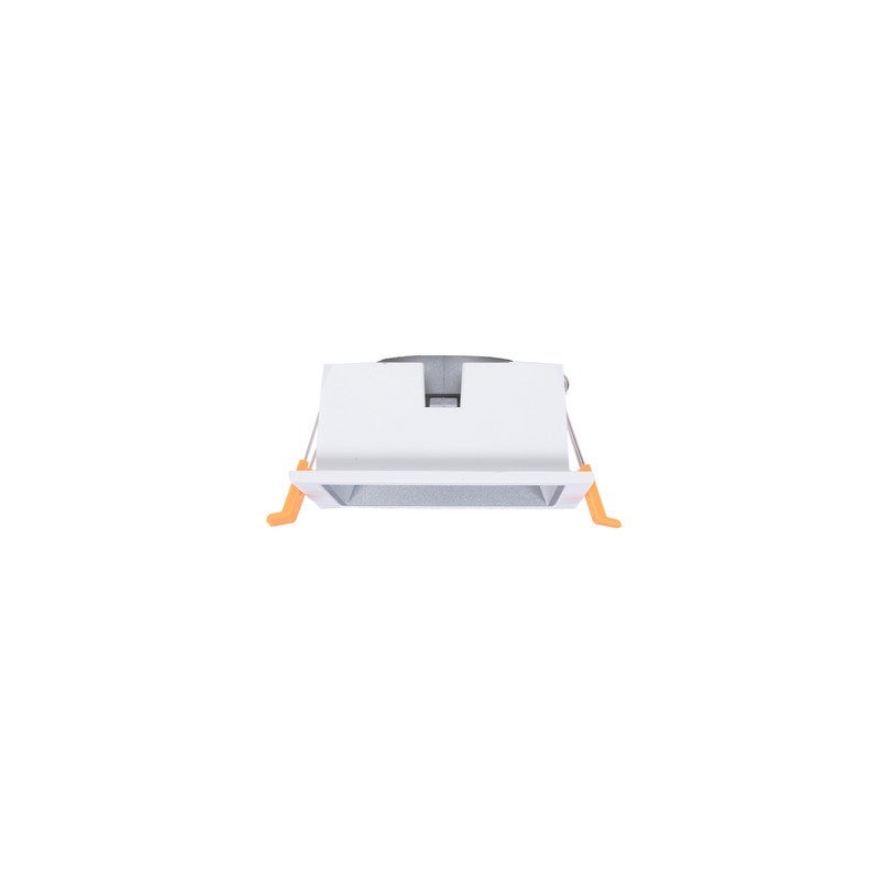Jana Light Empty square plastic spotlight, white and silver, Jana Light LT-231 quantity 10 - Image 3