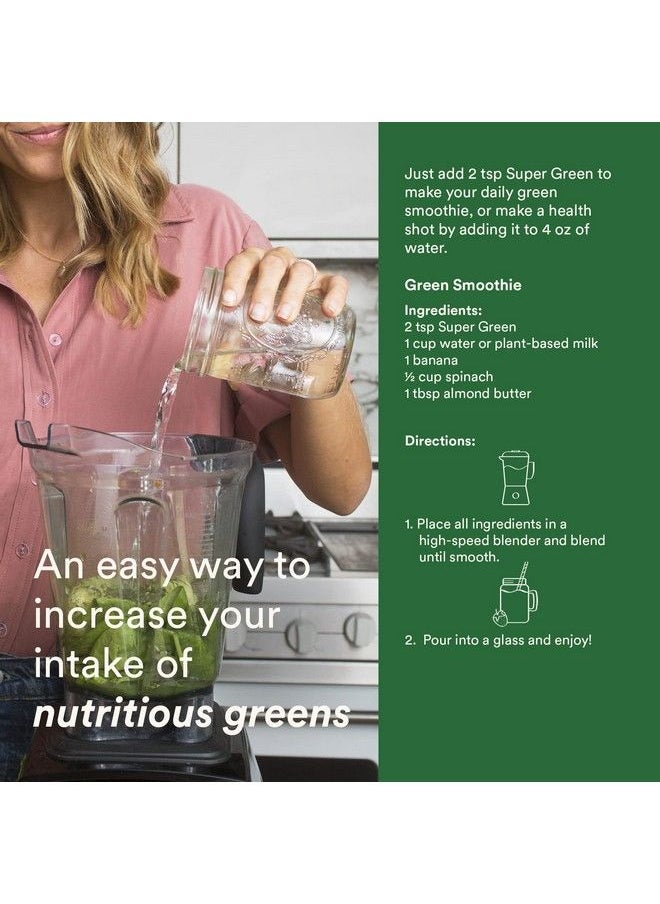 Your Super - Organic Super Green Smoothie Mix Superfood Powder For Natural Immune Support Made With Wheatgrass Barley Grass Moringa Spirulina Chlorella & Baobab Powder (30 Servings) - Image 1