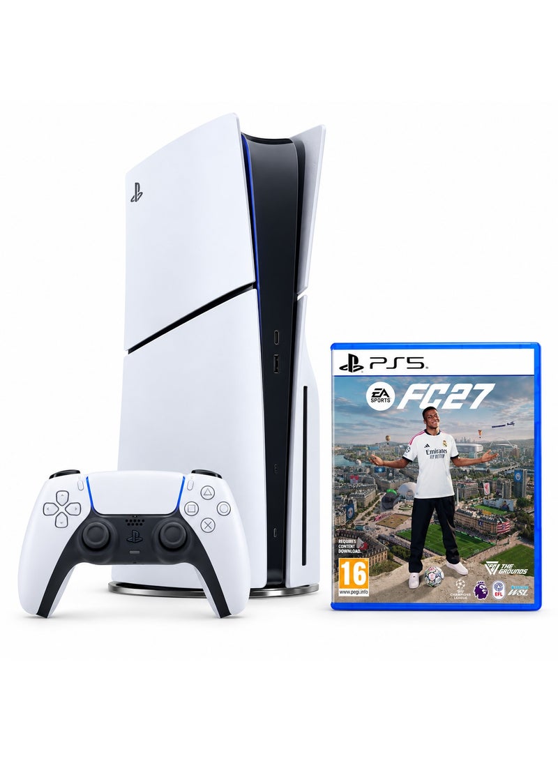 PlayStation 5 Disc Slim Console And FC 27 - (International Version)