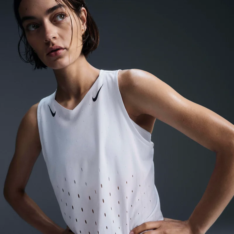 Nike White Women's AeroSwift Dri-FIT ADV Running Vest for Women | Best Price UAE