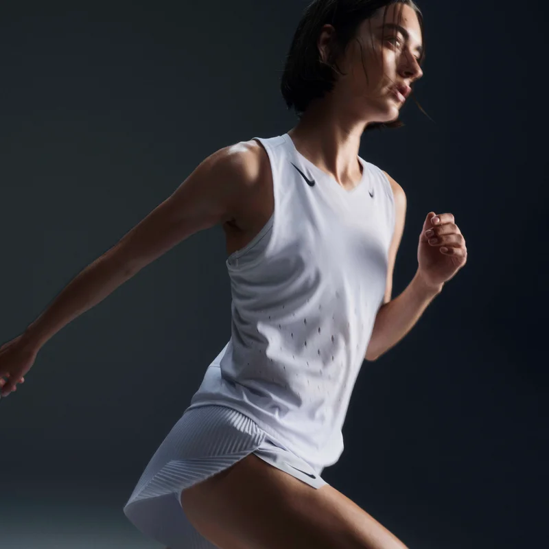 Nike White Women's AeroSwift Dri-FIT ADV Running Vest for Women | Best Price UAE