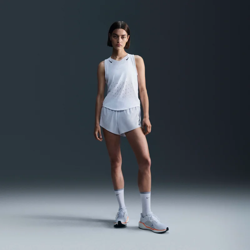 Nike White Women's AeroSwift Dri-FIT ADV Running Vest for Women | Best Price UAE
