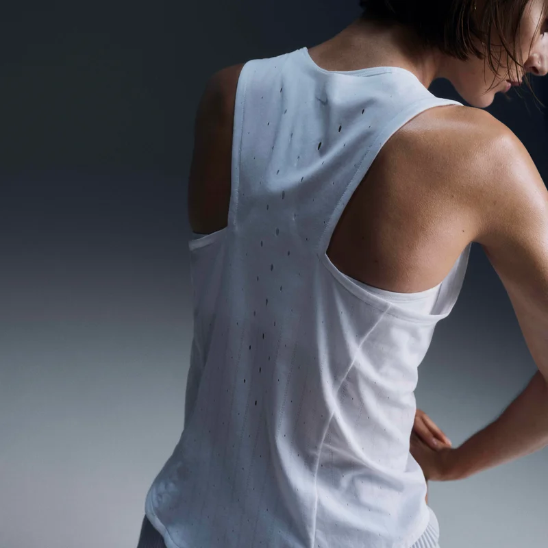 Nike White Women's AeroSwift Dri-FIT ADV Running Vest for Women | Best Price UAE