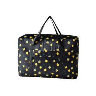 New Multi-Functional Foldable Travel Bag Black Lemon 