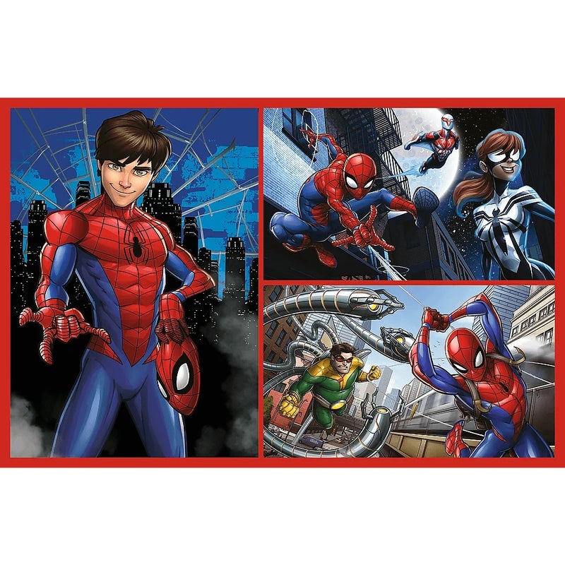 Trefl - Marvel Spider Stories Puzzle 2x70 Pieces - 34443 - Image 2