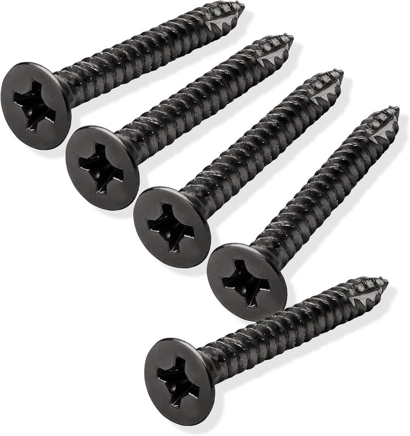 CAULDHAM Store Oil Rubbed Bronze Wood Screws #9 x 1-1/2 Inch for Door Hinges - 25 Pack - Image 1