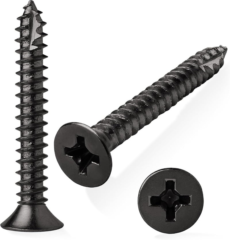 CAULDHAM Store Oil Rubbed Bronze Wood Screws #9 x 1-1/2 Inch for Door Hinges - 25 Pack - Image 5