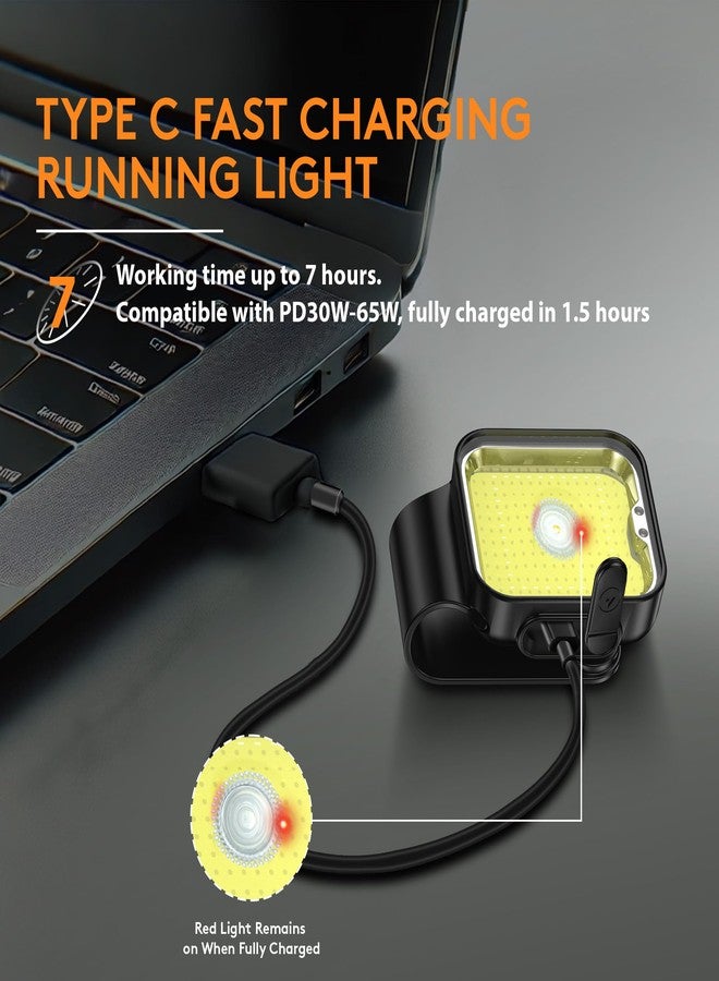 Yls Running Lights for Runners, Rechargeable Clip on Light with 12 Lighting Modes, LED Night Safety-Light for Walking, Camping, Hiking, Jogging, Outdoor Adventure, Black - Image 5