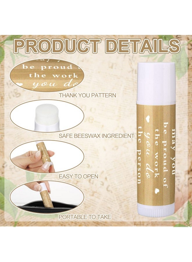 Demissle Thank You Gifts For Coworker Lip Balm Bulk Set Inspirational Appreciation Gifts Leaving Farewell Gifts Vanilla Ingredients Lips Care Products For Friends Teacher Worker Employee (12 Pcs) - Image 4