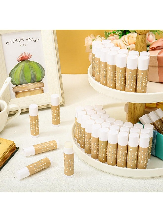 Demissle Thank You Gifts For Coworker Lip Balm Bulk Set Inspirational Appreciation Gifts Leaving Farewell Gifts Vanilla Ingredients Lips Care Products For Friends Teacher Worker Employee (12 Pcs) - Image 3