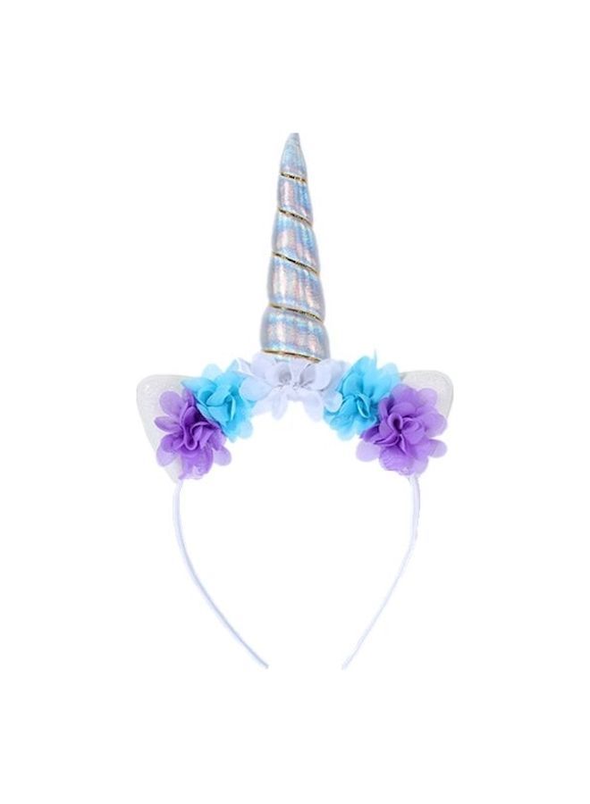 NIBEMINENT Flower Sequinned Cosplay Hairband Multicolour