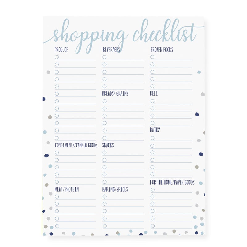Graphique Large Magnetic Notepad, Shopping Checklist â€“ 150 Sheets, 6â€ x 8â€ â€“ â€œShopping Checklistâ€, Sticks to Any Magnetic Surface, Perfect for Shopping and Grocery Lists, Makes a Great Gift - Image 1