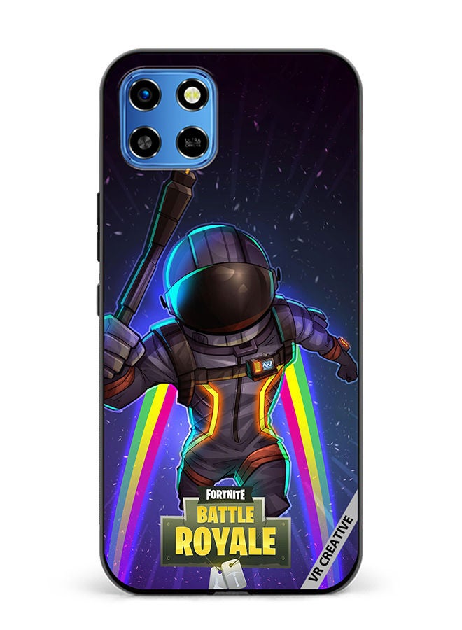 VR CREATIVE Protective Case Cover For Infinix Smart 6 HD Fortnite Space Bomber Design Multicolour - Image 1