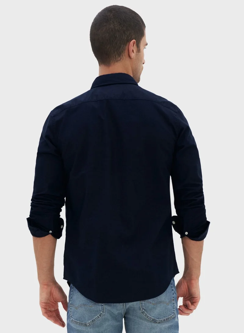 American Eagle Oxford slim fit button down shirt
