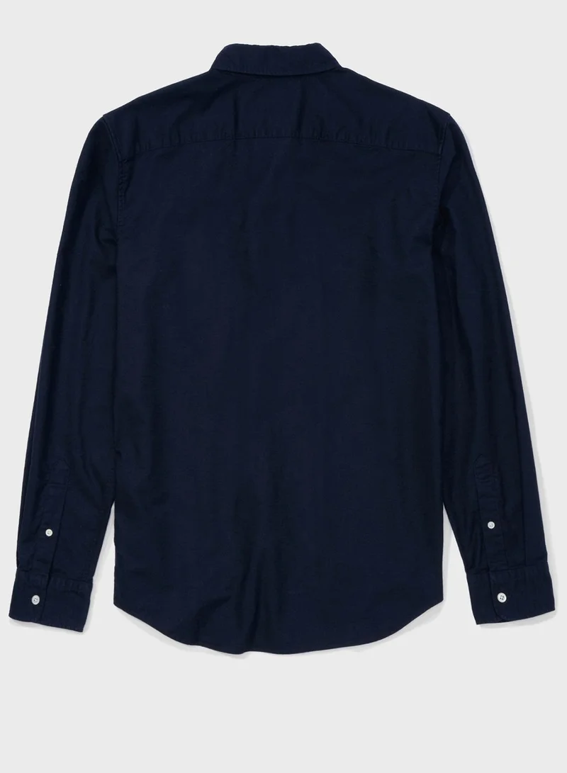 American Eagle Oxford slim fit button down shirt