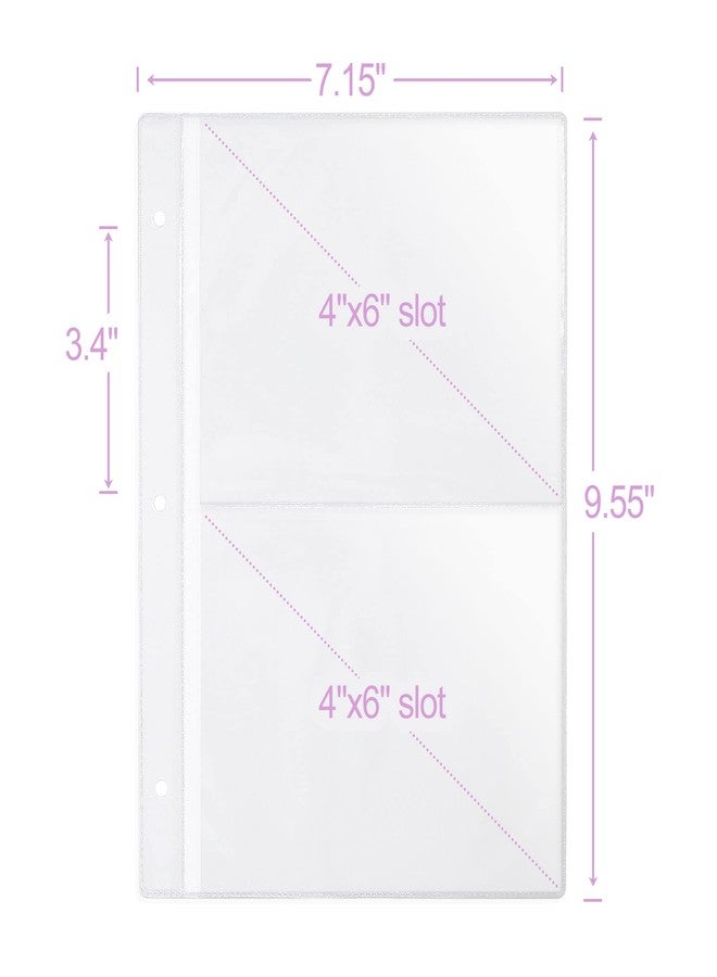 LotFancy 15 Recipe Cards Protectors and 5 Dividers, 18 Labels, Recipe Binder Refills, Sheet Sleeves and Tabbed Dividers, 2 Slots per Page - Image 2