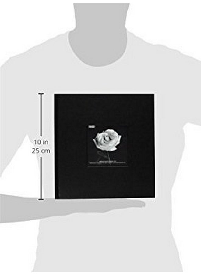 ألبومات صور بايونير ألبومات الصور Pioneer Photo Albums DA-200SF/BLK 200، غلاف إطار من الجلد الصناعي المُخيط، مقاس 4 × 6 بوصات، لون أسود  - Image 3