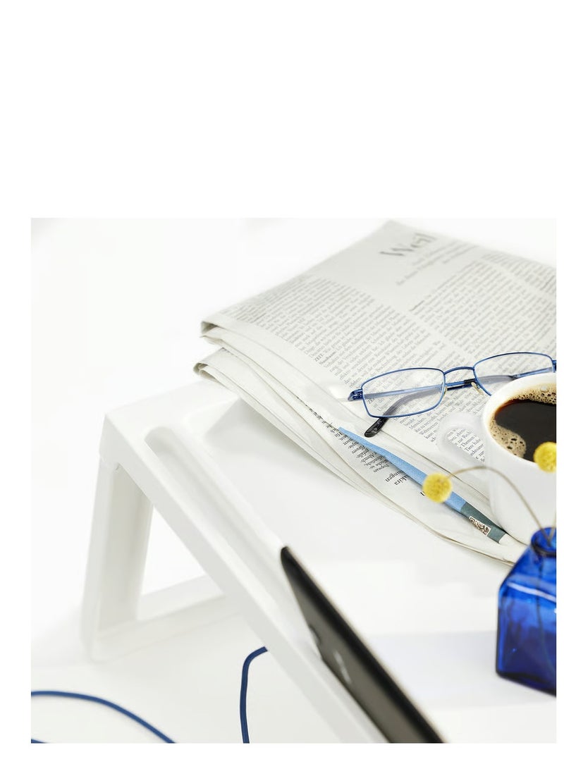 آيكيا فراكتا طاولة سرير قابلة للطي سهلة التخزين أبيض 55x36x31cm - Image 4