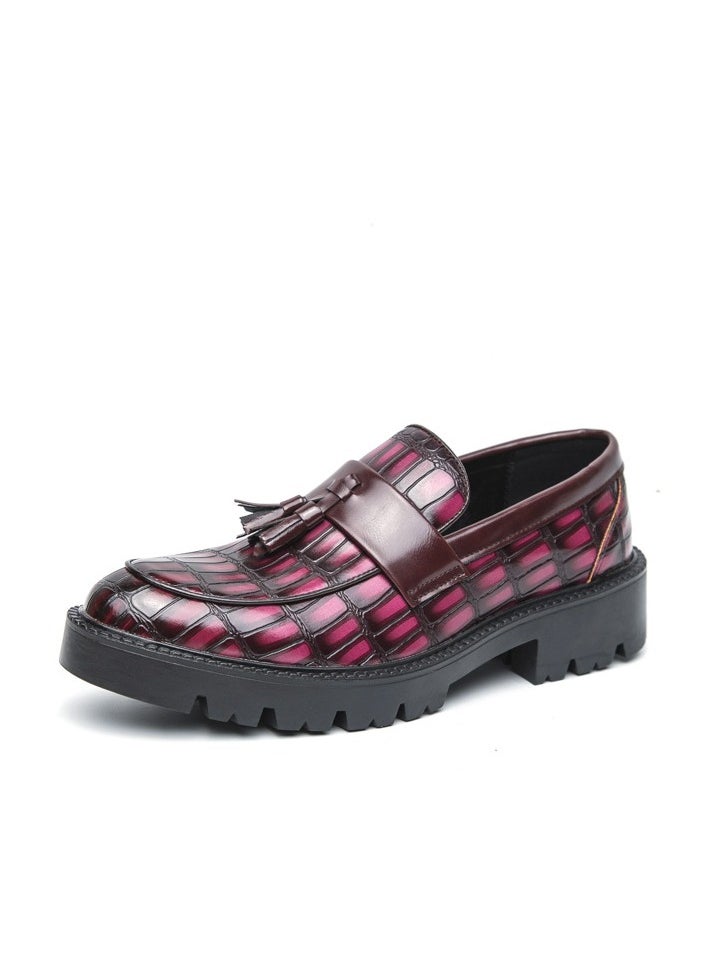 Shougu Versatile Retro Casual Leather Shoes  - Image 1