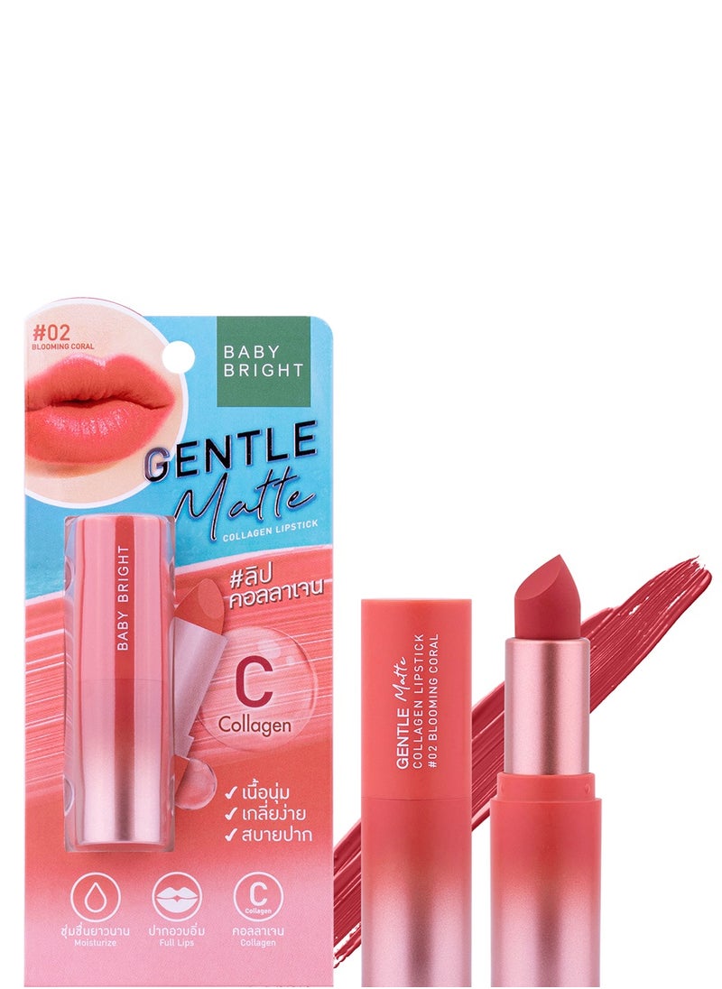 Baby Bright Gentle Matte Collagen Lipstick 02  - Image 2