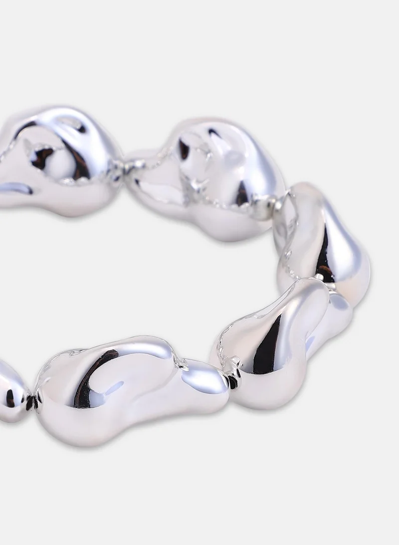 سوهي Women's The Hammered Beaded Bracelet