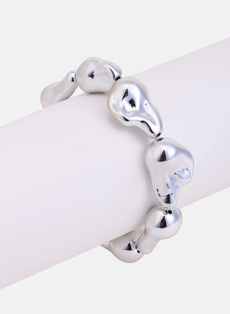 سوهي Women's The Hammered Beaded Bracelet