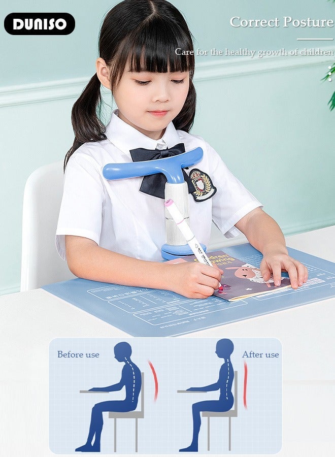 DUNISO Kids Sitting Posture Corrector, T- Shaped Support, Kids Writting Posture Corrector Hunchback Posture Corrector Correction Tool for Children Kids Toddler - Image 3