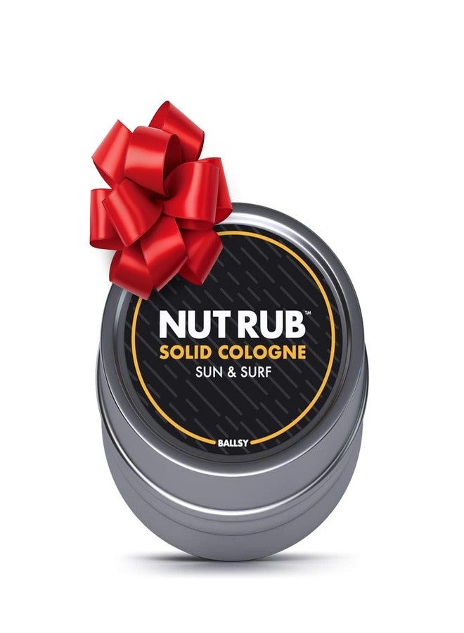 Ballsy Body & Groin Rub, Cologne for Everywhere, with Beeswax, Coconut and Sunflower Seed Oil, Sun and Surf .85 oz - Image 1