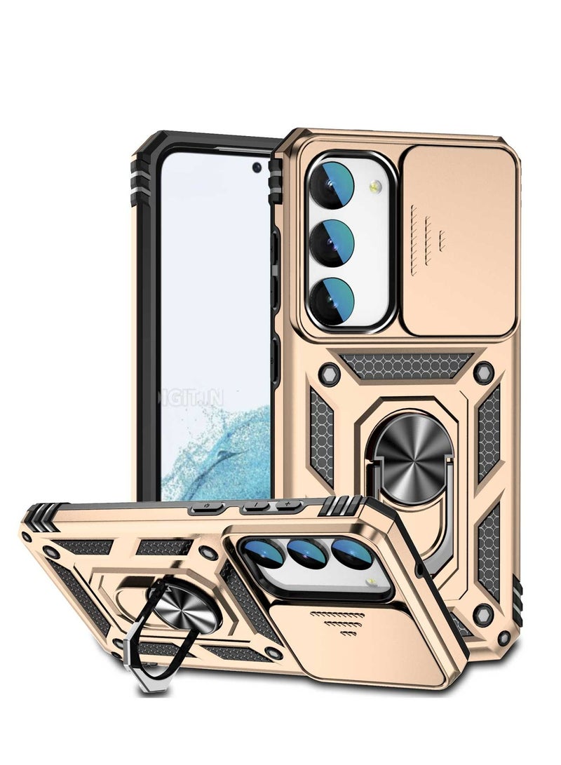 GULFLINK Back Cover Phone Protect Case for Samsung S23 Plus Gold - Image 1