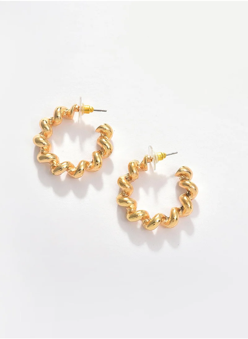 سوهي Contemporary Half Hoop Earrings