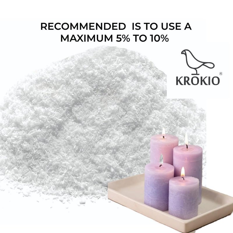 KROKIO كروكيو - حمض الستاريك لإضافات صناعة الشموع مقوي الشمع للشموع (500) - Image 3