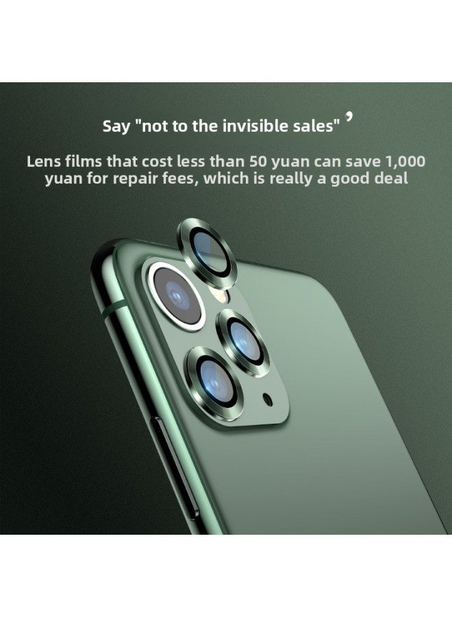 Nillkin Nelkin For Iphone 11 Pro Max Color Mirror Series Lens Film Camera Protective Film-Color:Deep Space Gray-three Pieces-Size:For Apple For Iphone 11 Pro(5.8)/For Iphone 11 Pro Max(6.5)