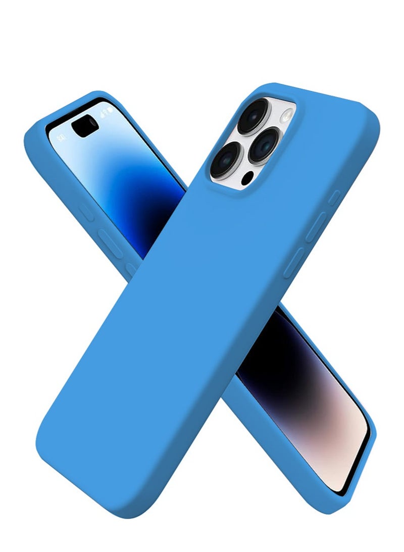 iPhone 15 Pro Max Mobile Case Cover with Soft Liquid Silicone Protection Anti-Scratch Shockproof Accessories Slim Protective Back Cover with Comfortable Hold Touch Feeling and Anti-fingerprint - Image 1