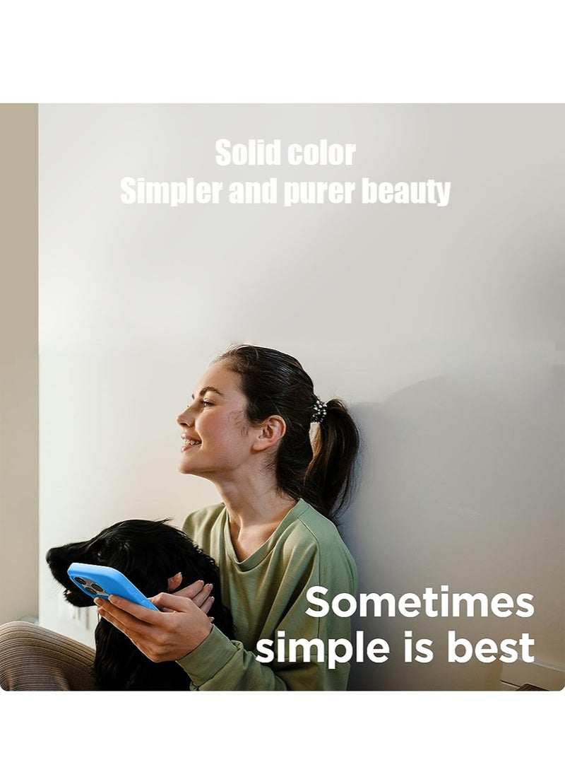 iPhone 15 Pro Max Mobile Case Cover with Soft Liquid Silicone Protection Anti-Scratch Shockproof Accessories Slim Protective Back Cover with Comfortable Hold Touch Feeling and Anti-fingerprint - Image 5