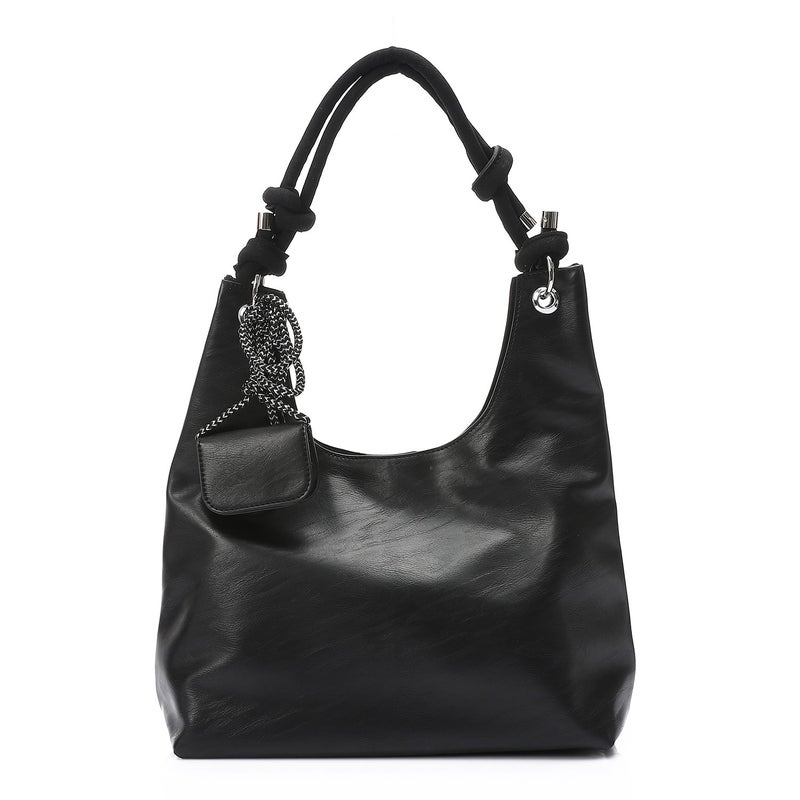 Mr.joe Tote Bag with Pouch  Accessory - Black - Image 1