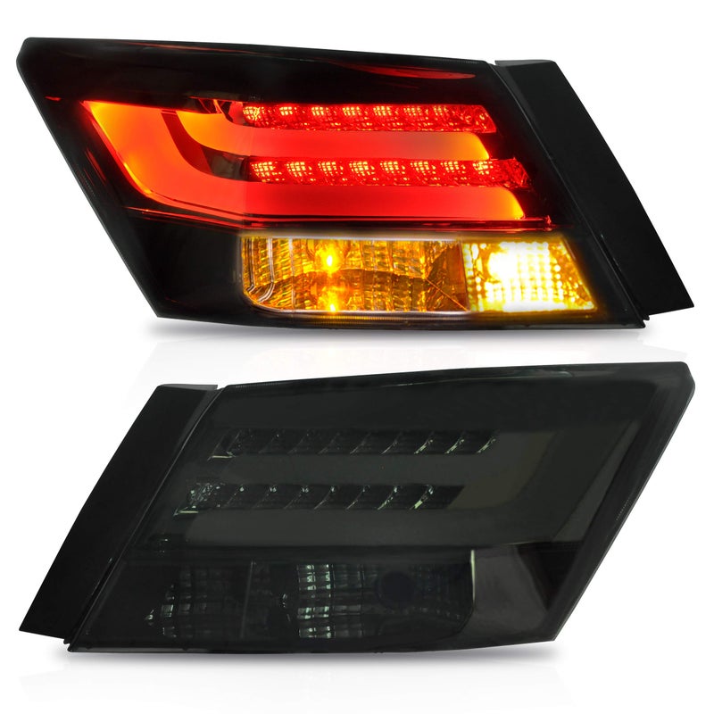 VLAND Tail lights Assembly Fit for Honda Accord Inspire 8th Gen Sedan 2008 2009 2010 2012 2013NOT for 2Dr CoupeSmoked2PCS