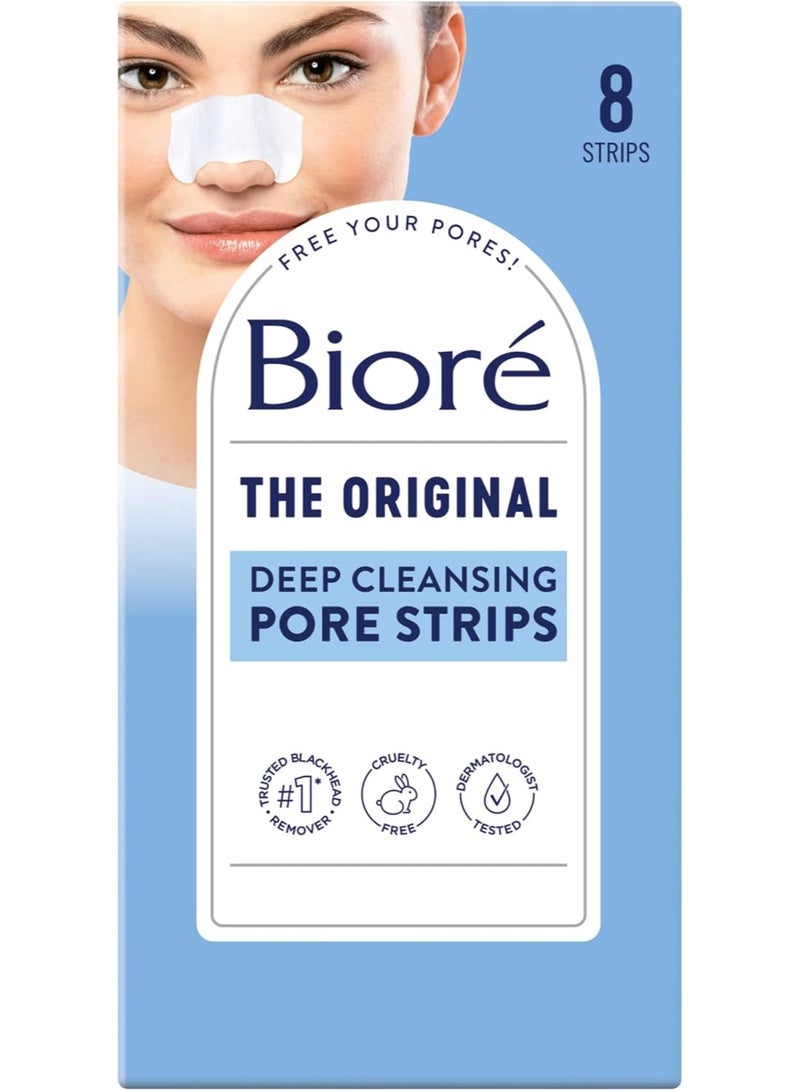 بيوريه شرائط تنظيف عميق للأنف مع فتح فوري للمسام 8 شرائط - Image 1