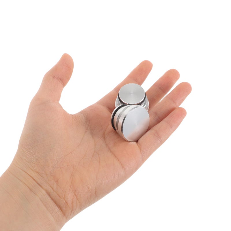 2Pcs Silver Metal Car Power Outlet Dust Cover Waterproof Protective Socket Cap Universal - Image 5