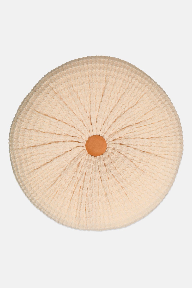 Muy Mucho Textured Round Pillow, Assorted - Image 3