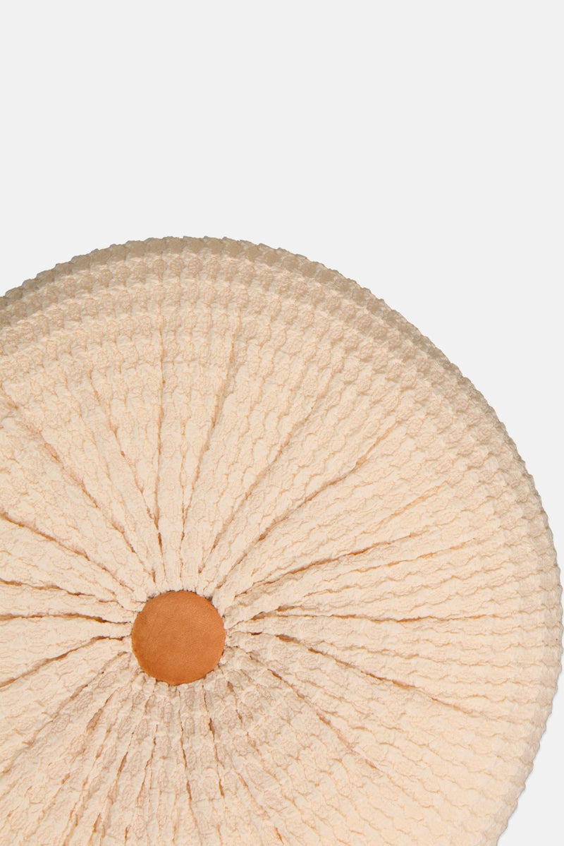 Muy Mucho Textured Round Pillow, Assorted - Image 2